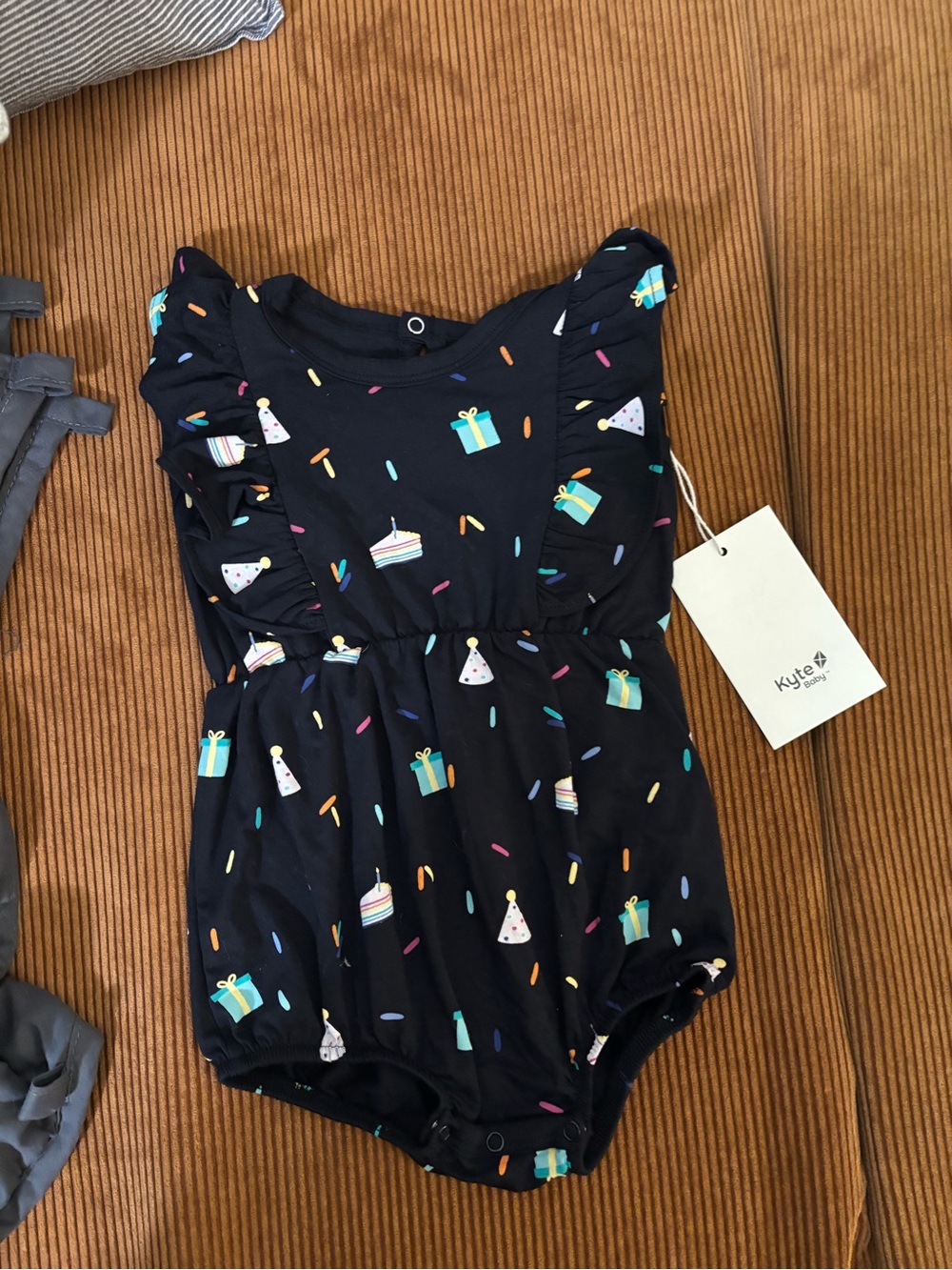 Kyte baby birthday romper